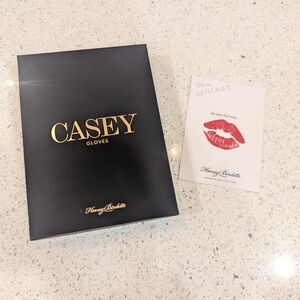 Honey Birdette black Casey gloves M/L